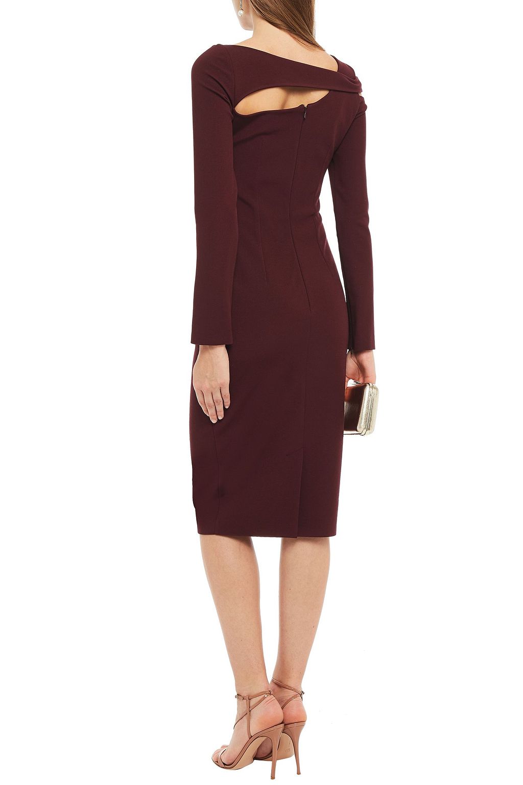 SAFIYAA Maggie cutout jersey midi dress