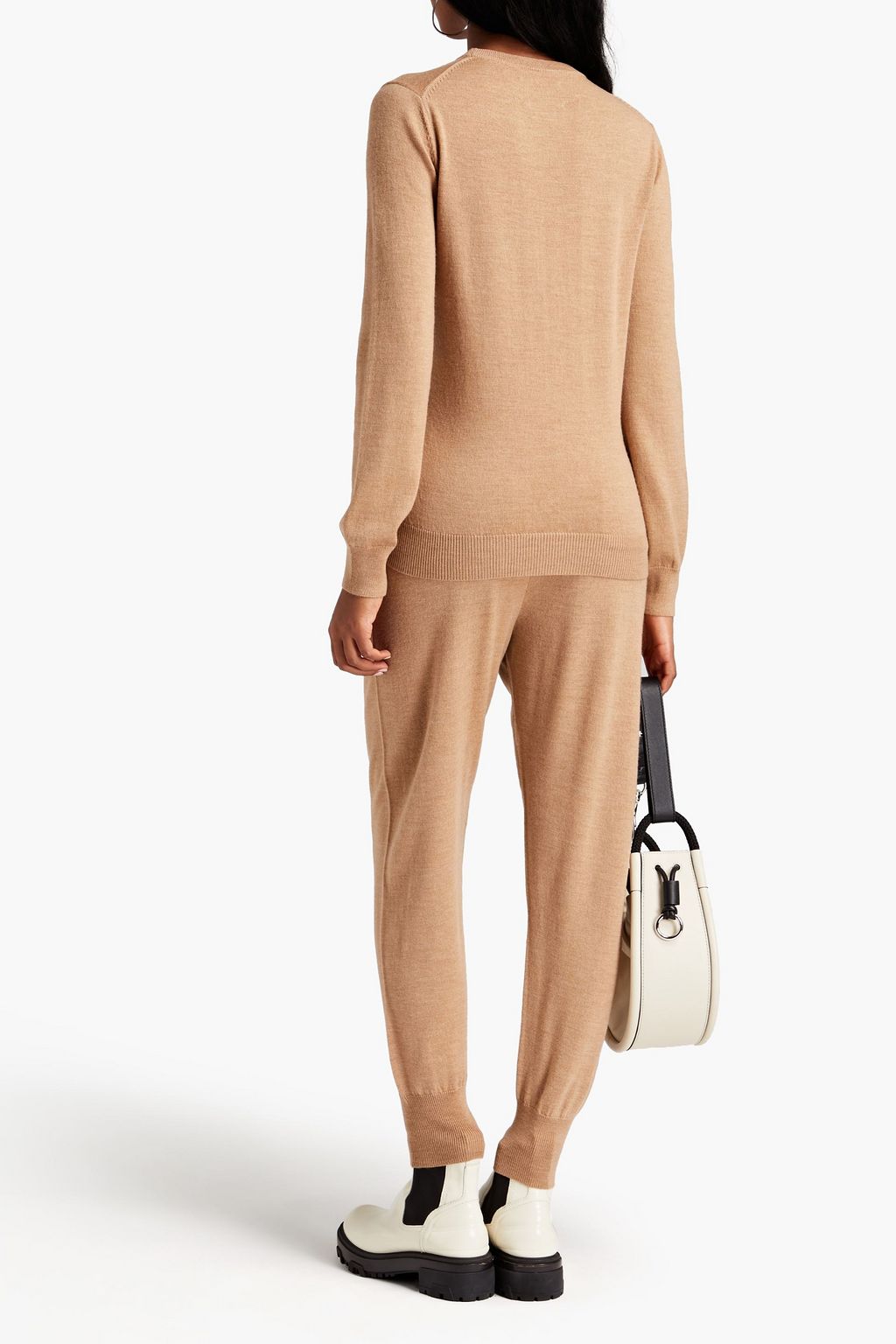 MARKUS LUPFER Mia sequin-embellished intarsia merino wool sweater