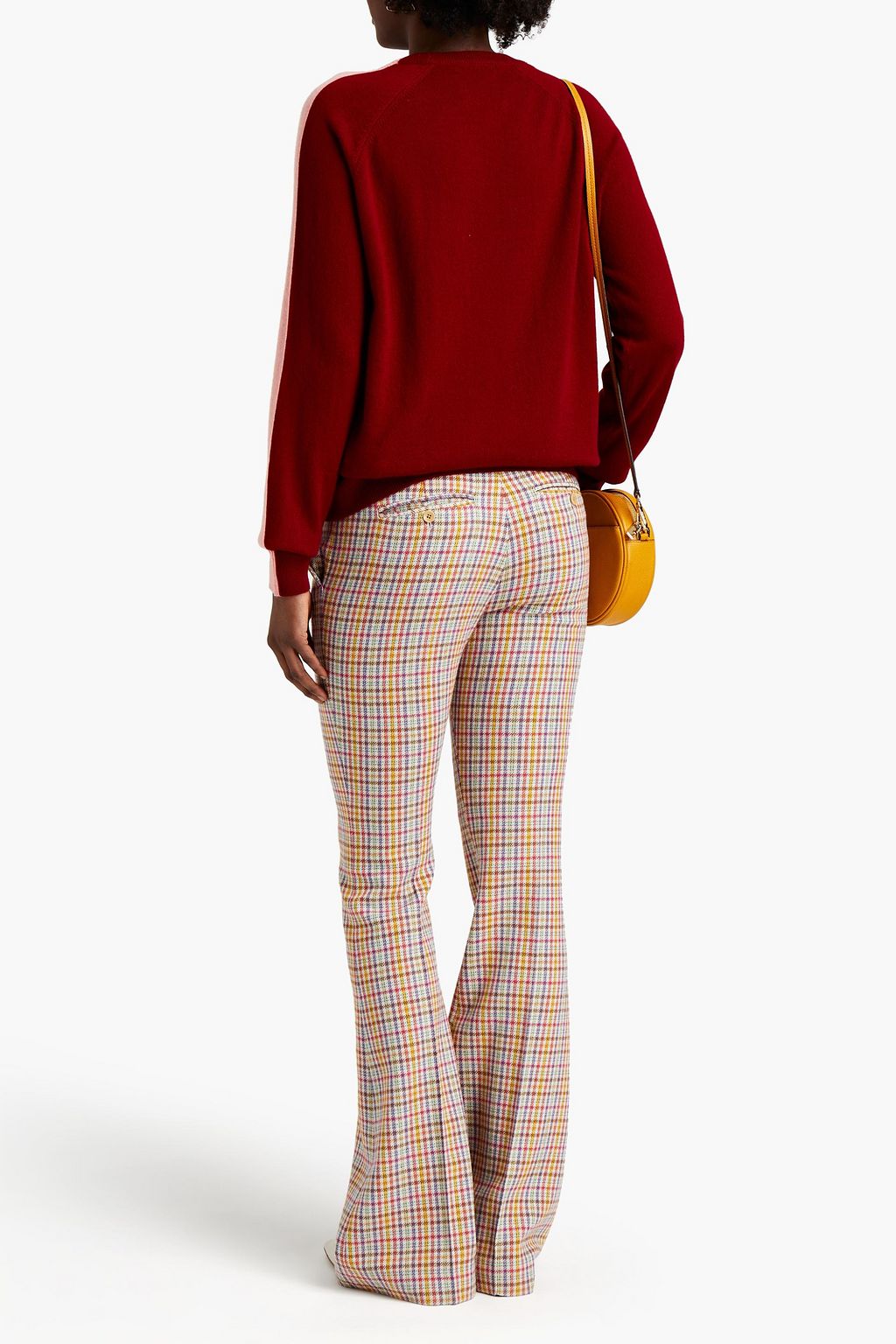 MARKUS LUPFER Monica intarsia cashmere sweater