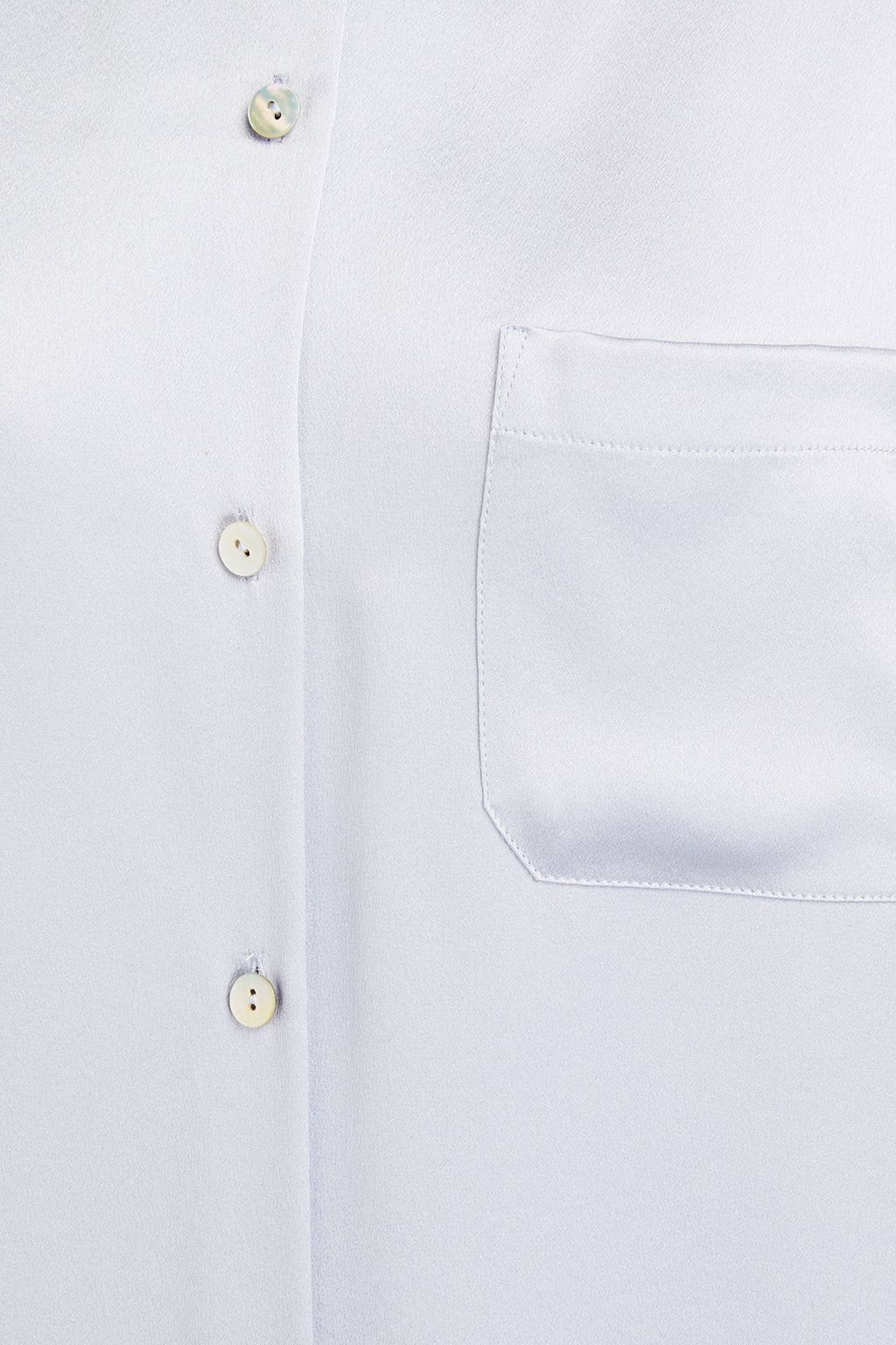 VINCE. Silk-charmeuse shirt