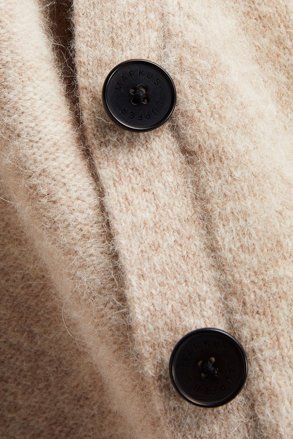 MARKUS LUPFER Naomi mélange intarsia-knit cardigan