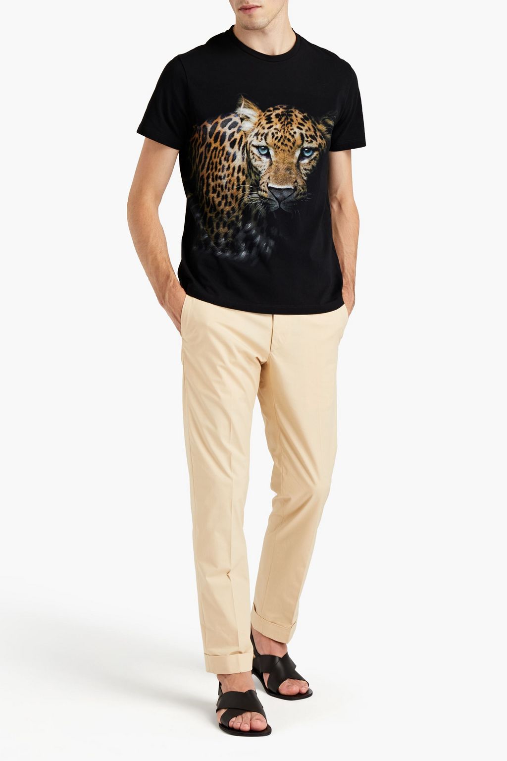ETRO Printed cotton-jersey T-shirt