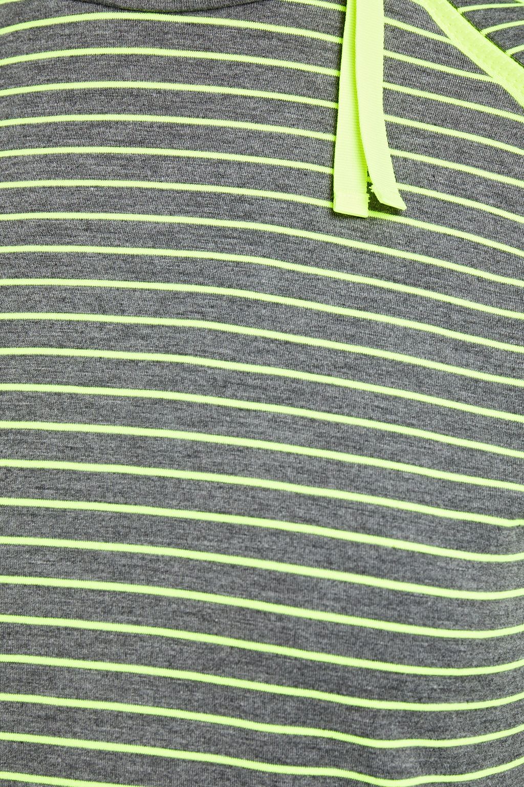 BOGNER Striped stretch-jersey turtleneck top