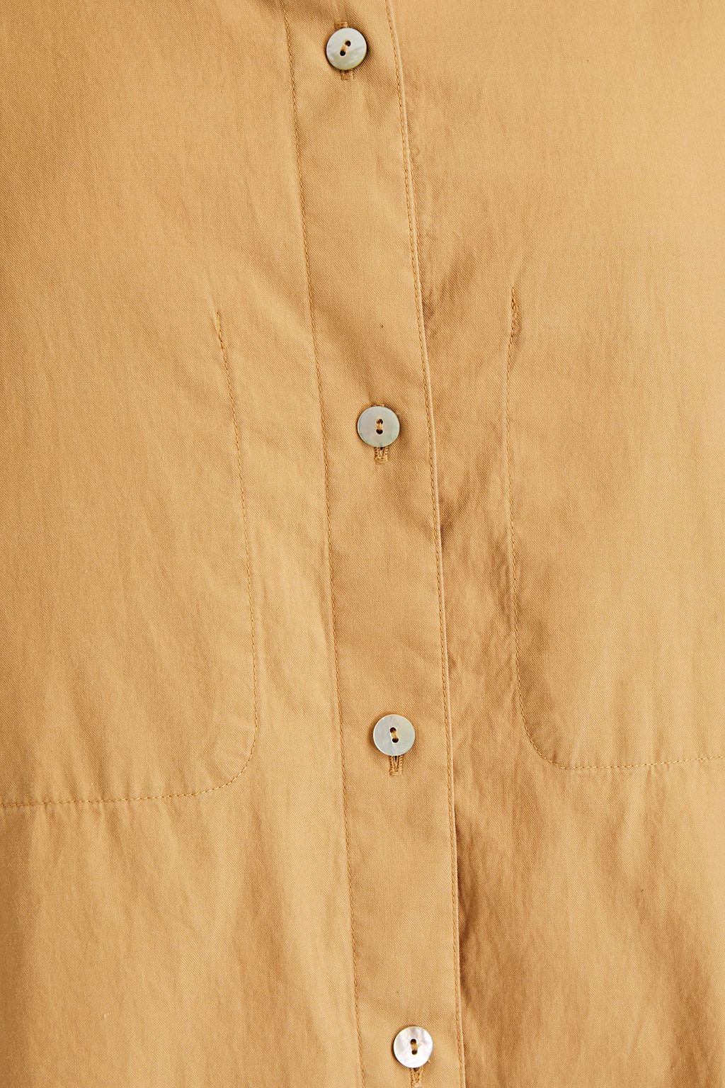 VINCE. Cotton and silk-blend shirt