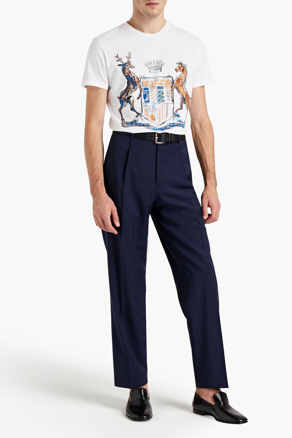 ETRO Printed cotton-jersey T-shirt