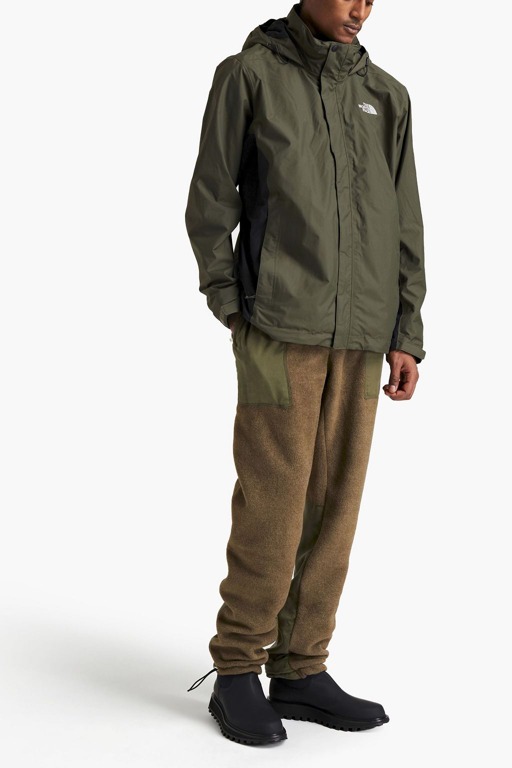 THE NORTH FACE Two-tone shell hooded jacket