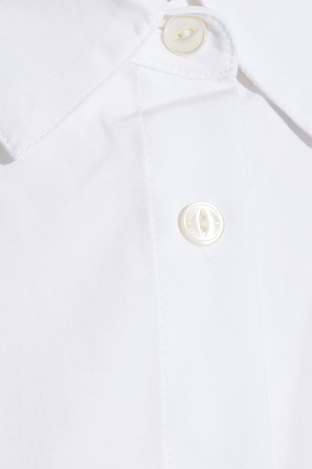 RAG & BONE Knotted cupro and cotton-blend shirt