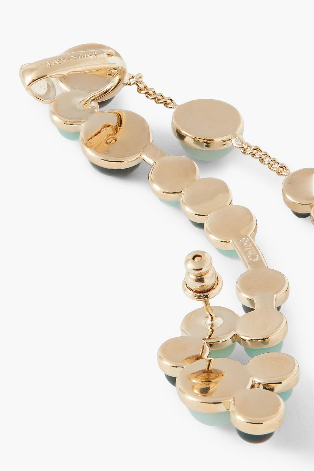 CHLOÉ Zodiac Pisces goldtone multistone earring THE