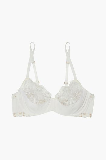 La Perla Lace Underwire Bra La Perla Lace and Mesh Balconette Bra