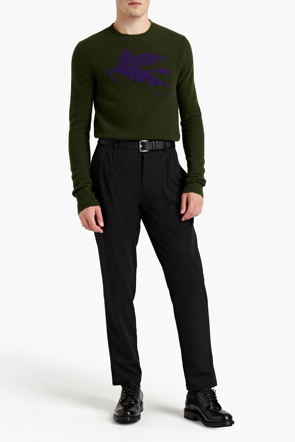 ETRO Intarsia wool sweater