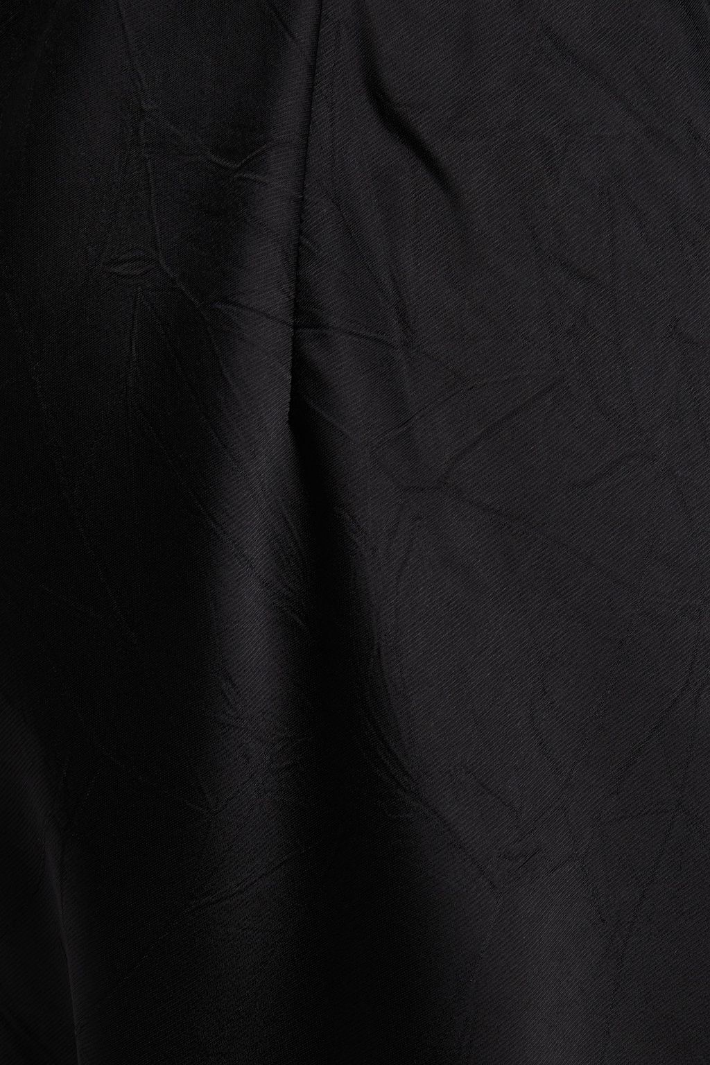 VINCE. Crinkled satin-twill wide-leg pants