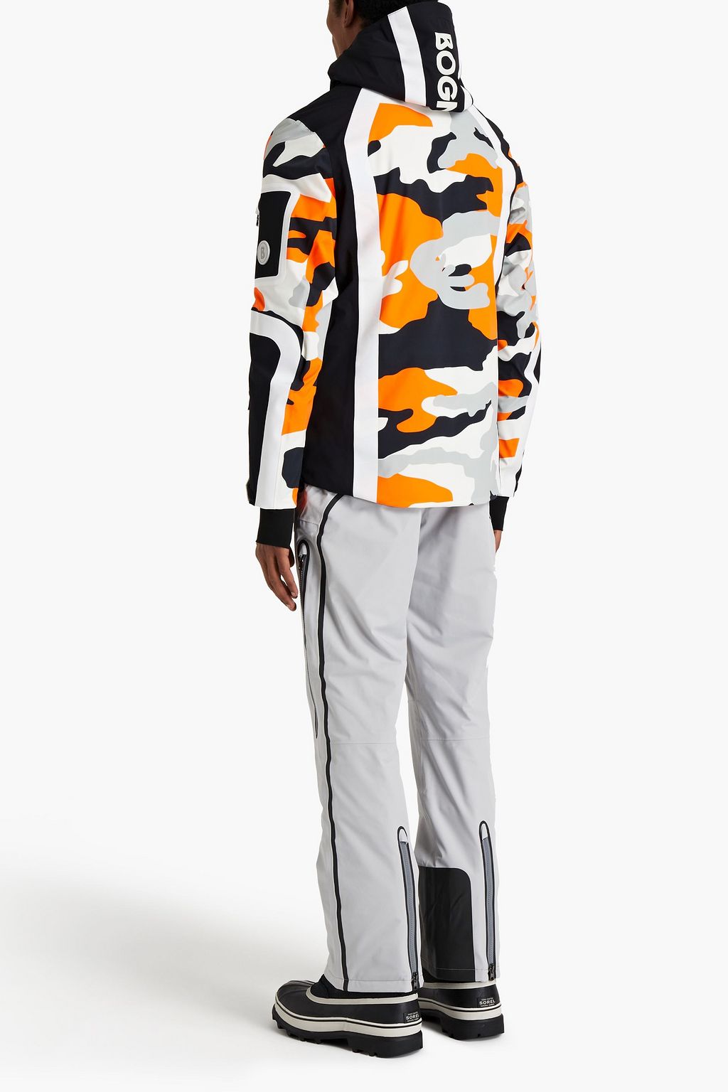 BOGNER Mesh-trimmed belted ski pants