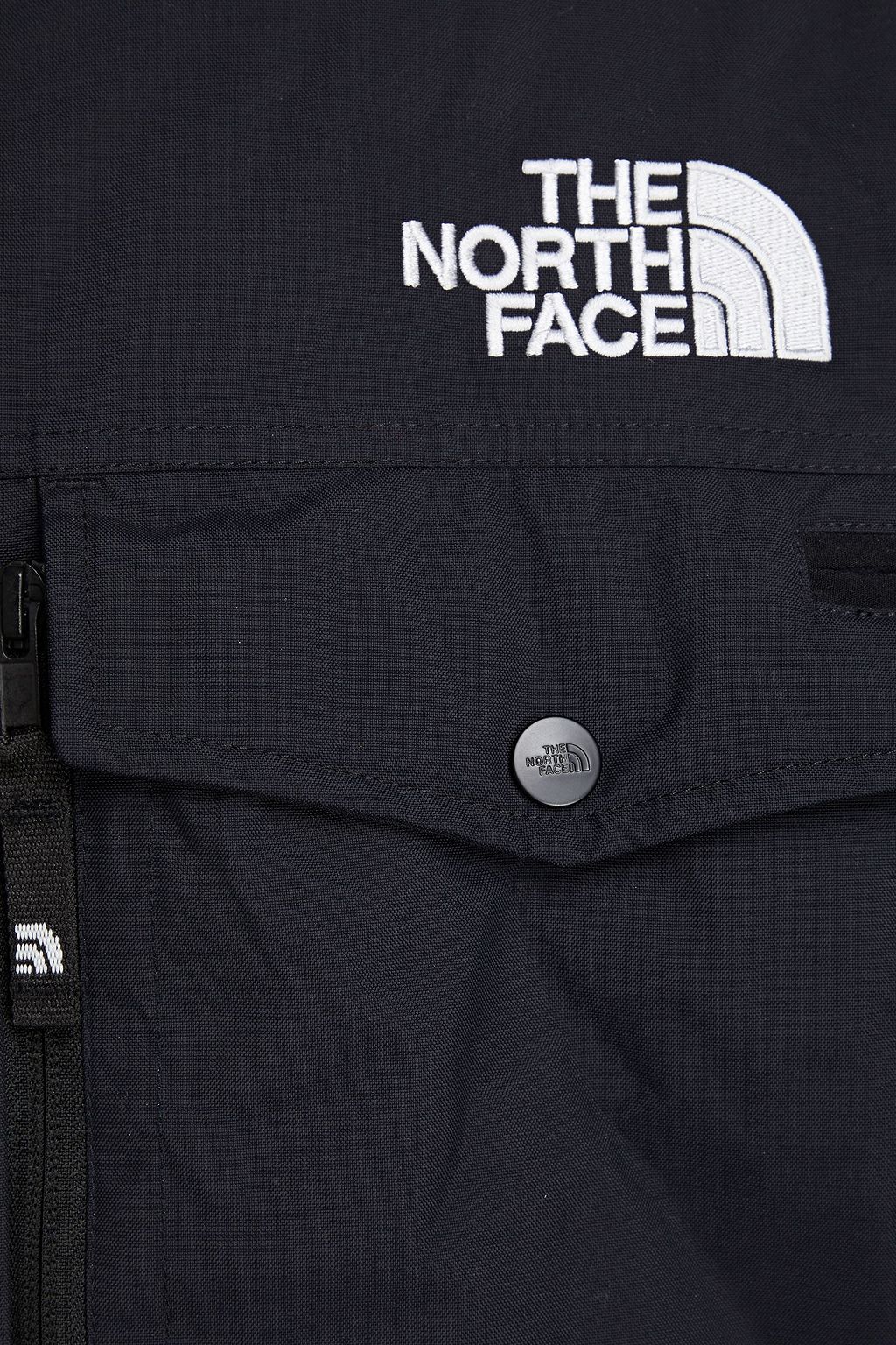THE NORTH FACE Faux fur-trimmed embroidered shell jacket