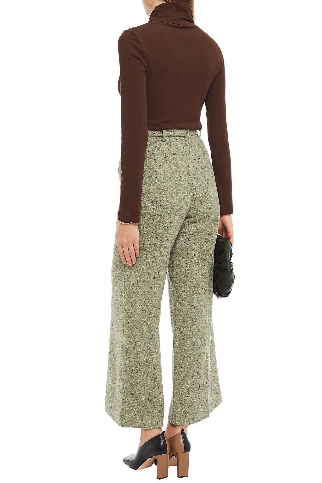 ROSETTA GETTY Ribbed cotton-jersey turtleneck top