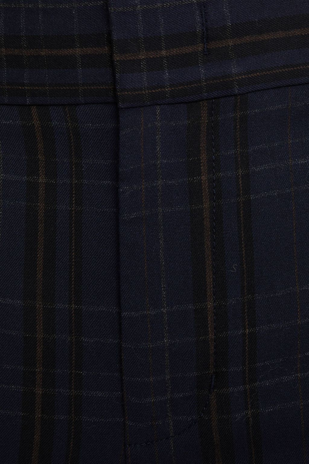 VINCE. Checked twill tapered pants