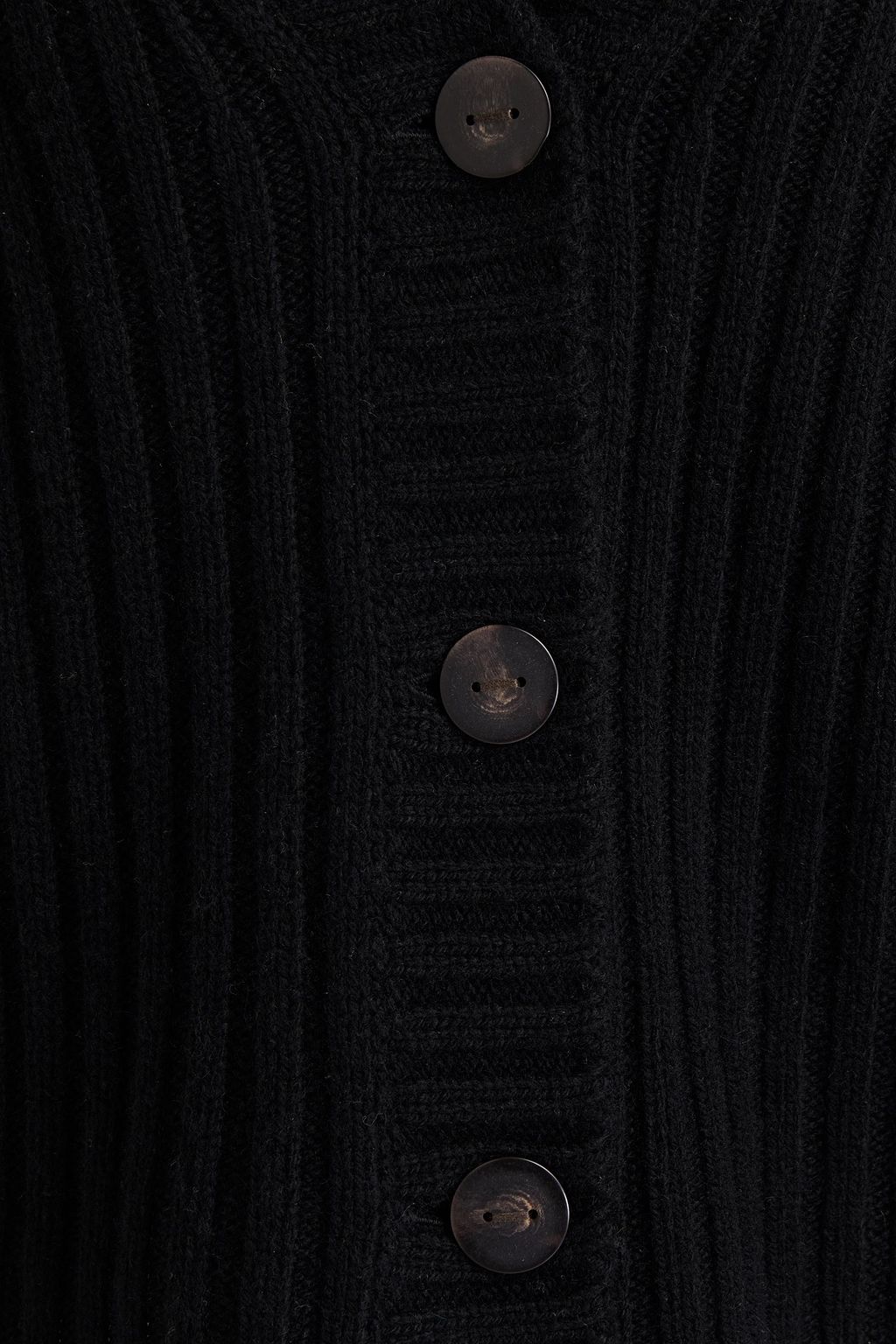 VINCE. Ribbed wool and cashmere-blend cardigan