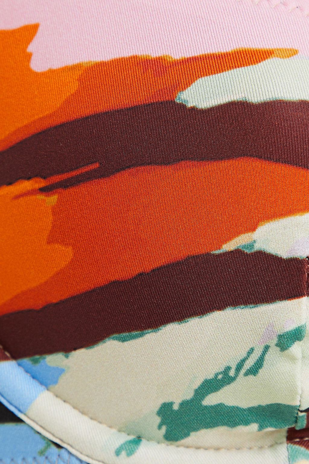 SOLID & STRIPED The Ginger printed bikini top