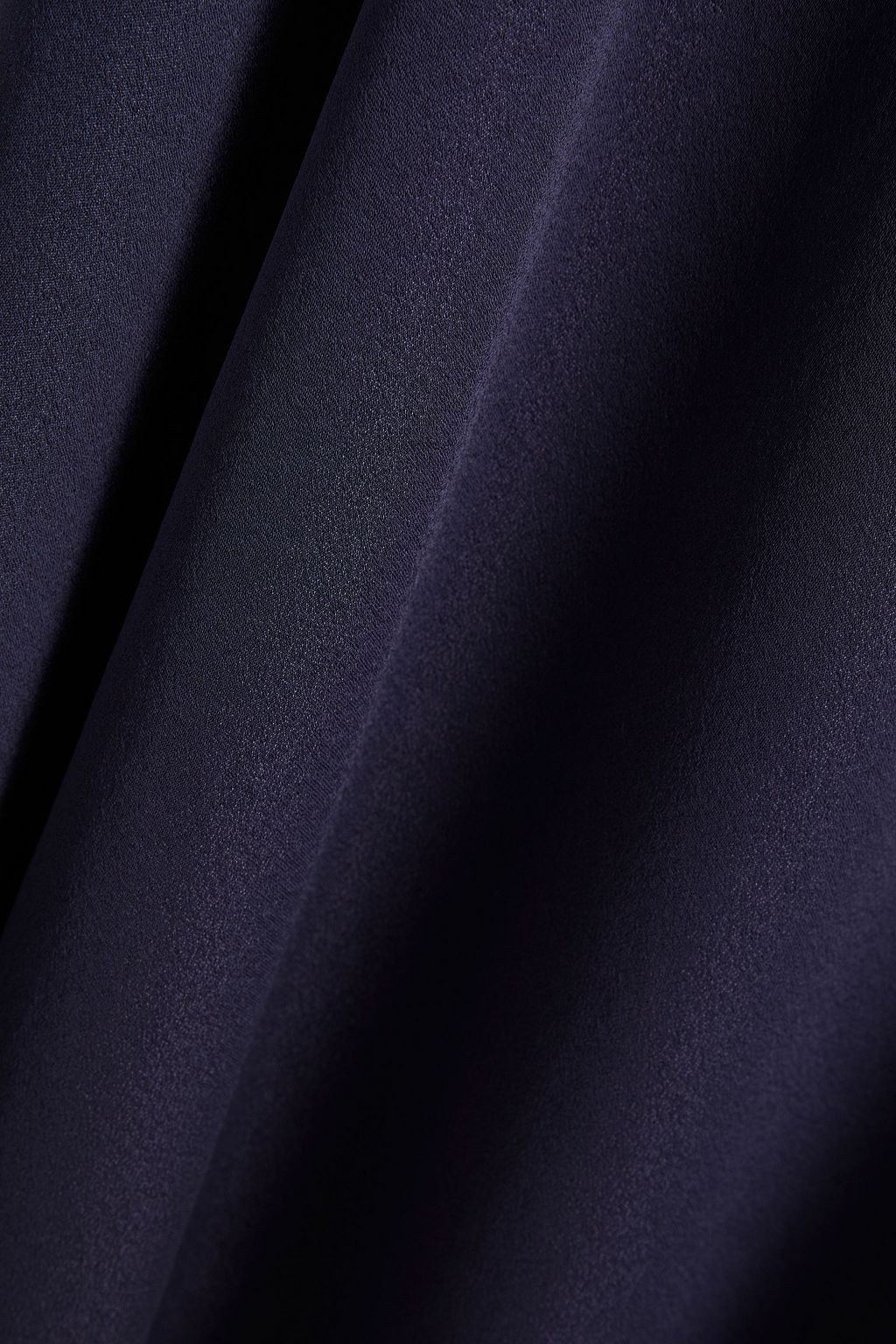 VINCE. Satin-crepe midi skirt