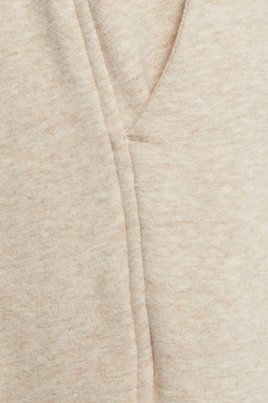 VINCE. Mélange French cotton-blend terry track pants