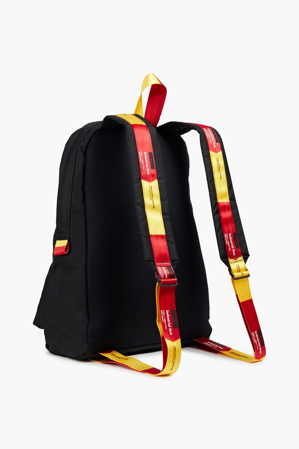 OFF-WHITE™ ロゴアップリケ付き メッシュパネル シェル加工生地 バックパック