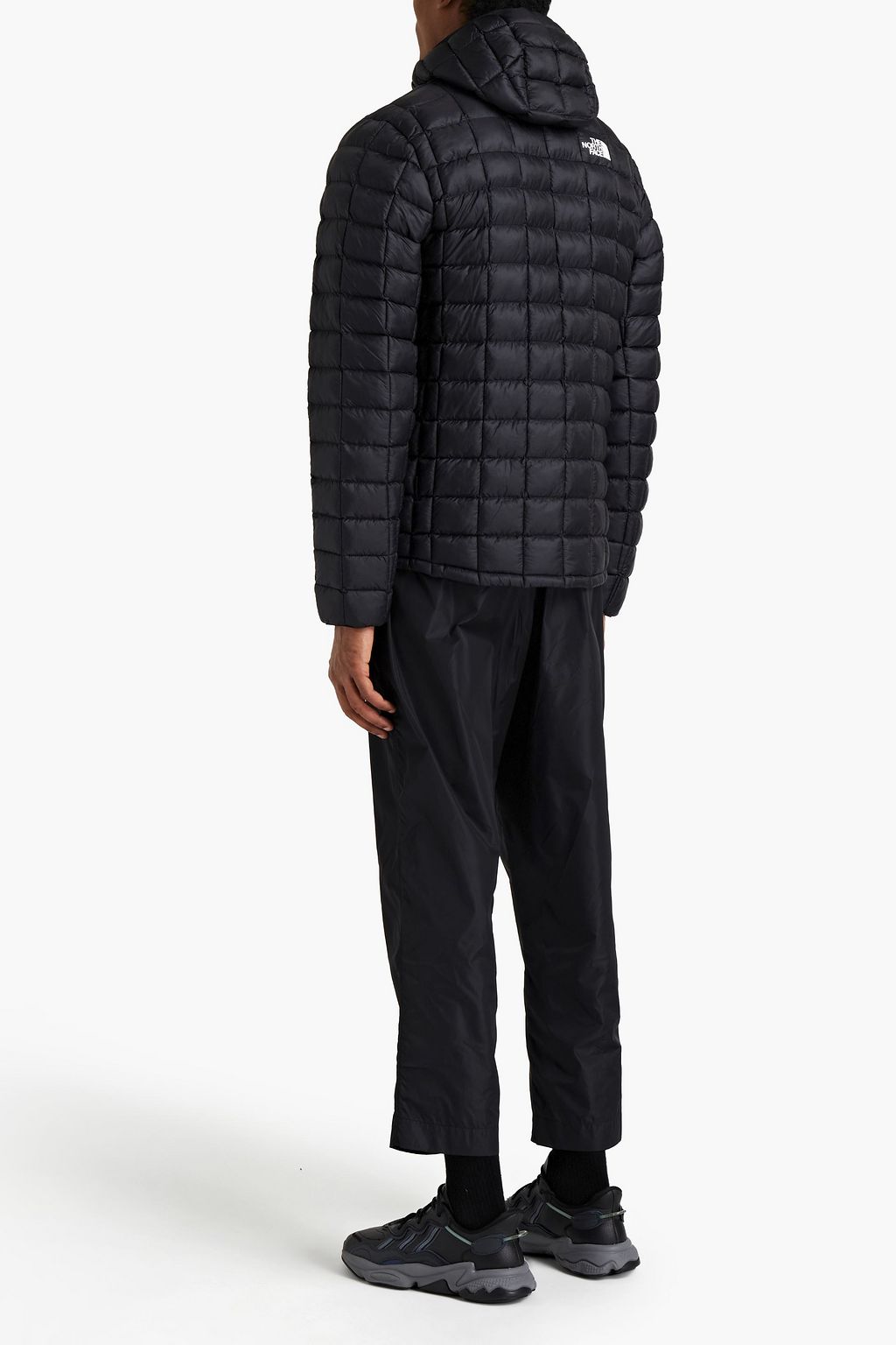 THE NORTH FACE Logo-print quilted shell hooded jacket