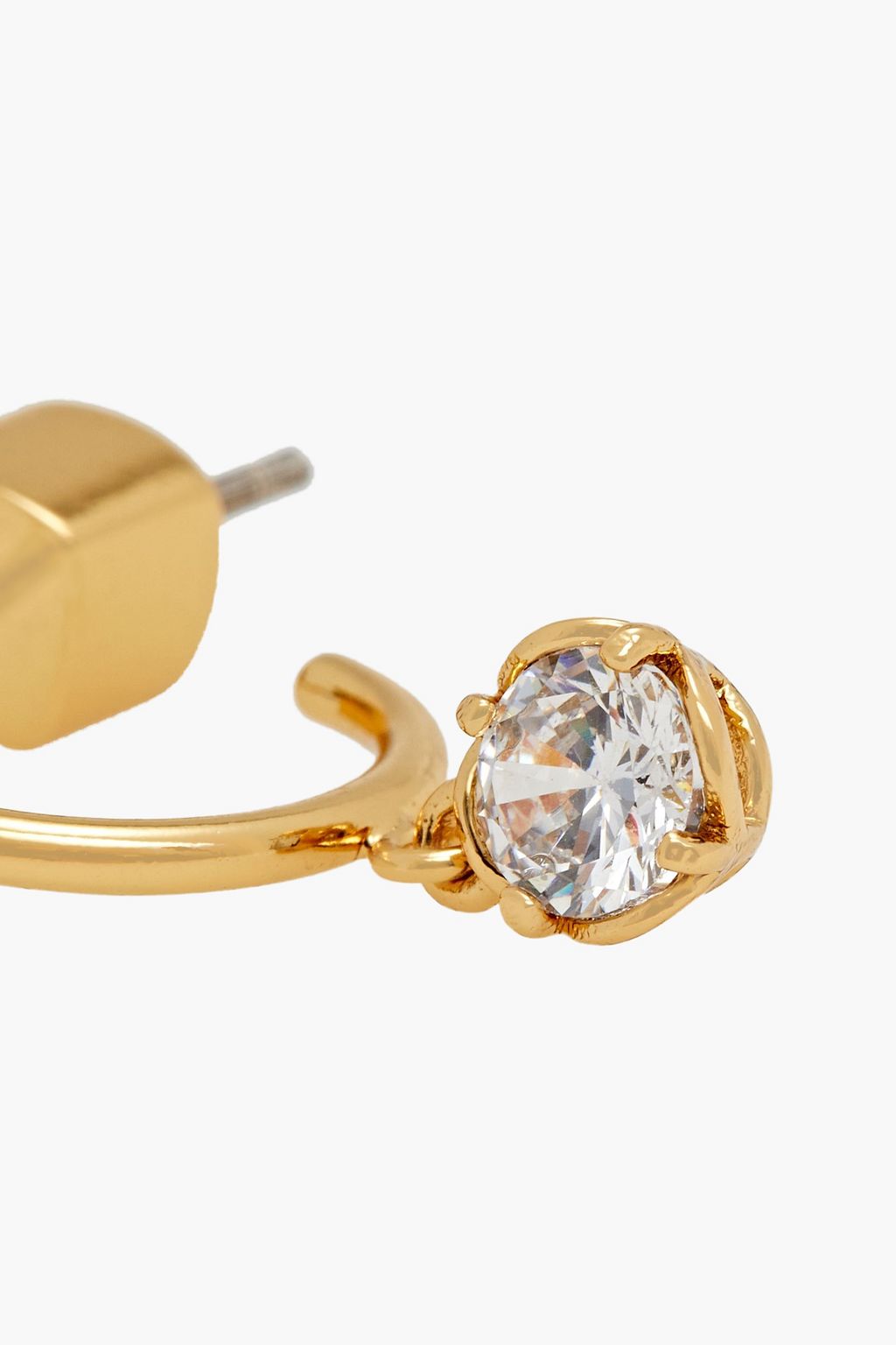 KATE SPADE NEW YORK Gold-tone crystal earrings