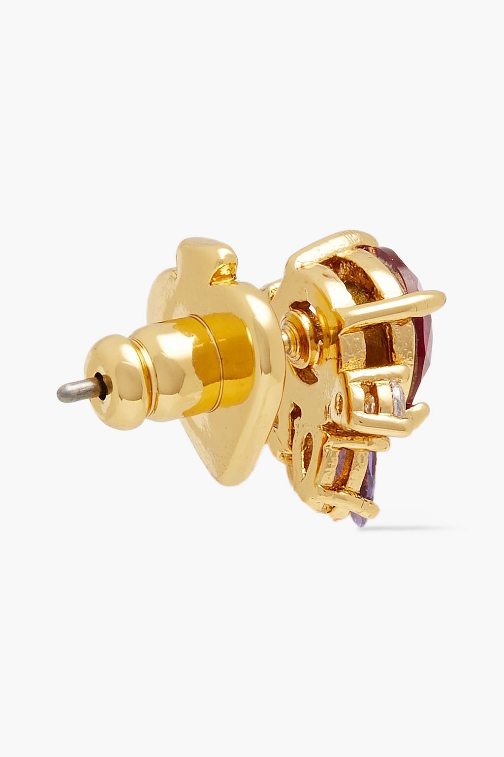 KATE SPADE NEW YORK Gold-tone crystal earrings