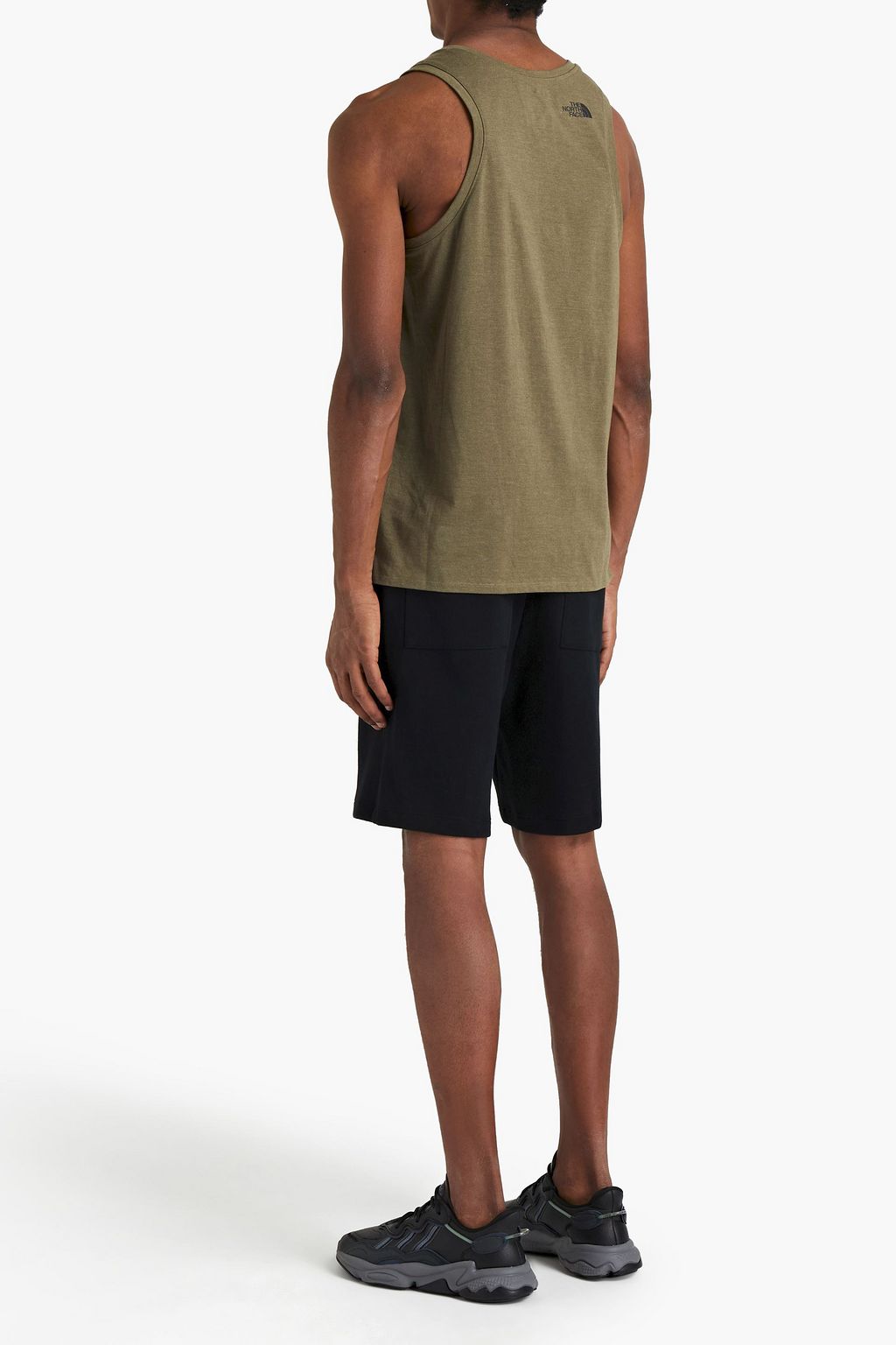 THE NORTH FACE Printed cotton-blend jersey tank