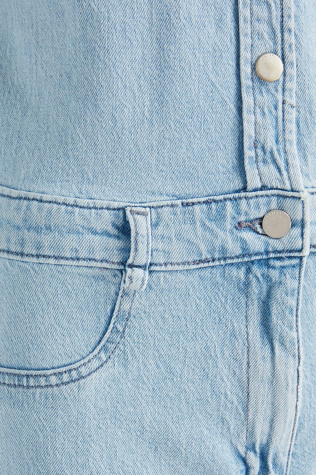 DL1961 Freja cropped denim jumpsuit
