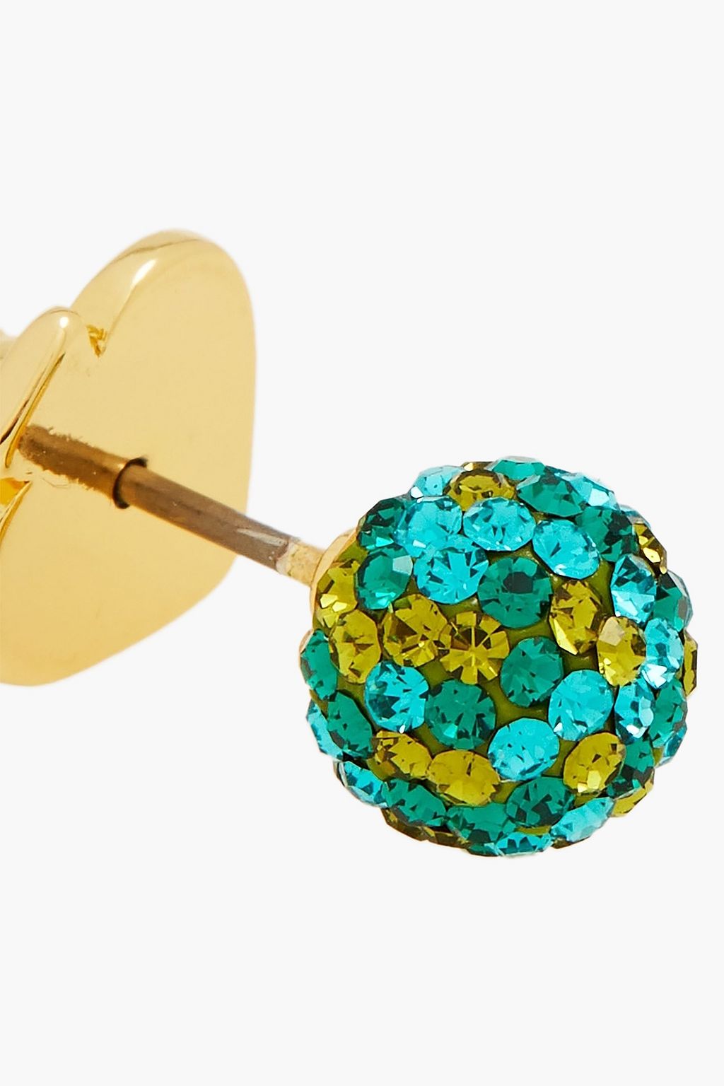 KATE SPADE NEW YORK Gold-tone crystal earrings