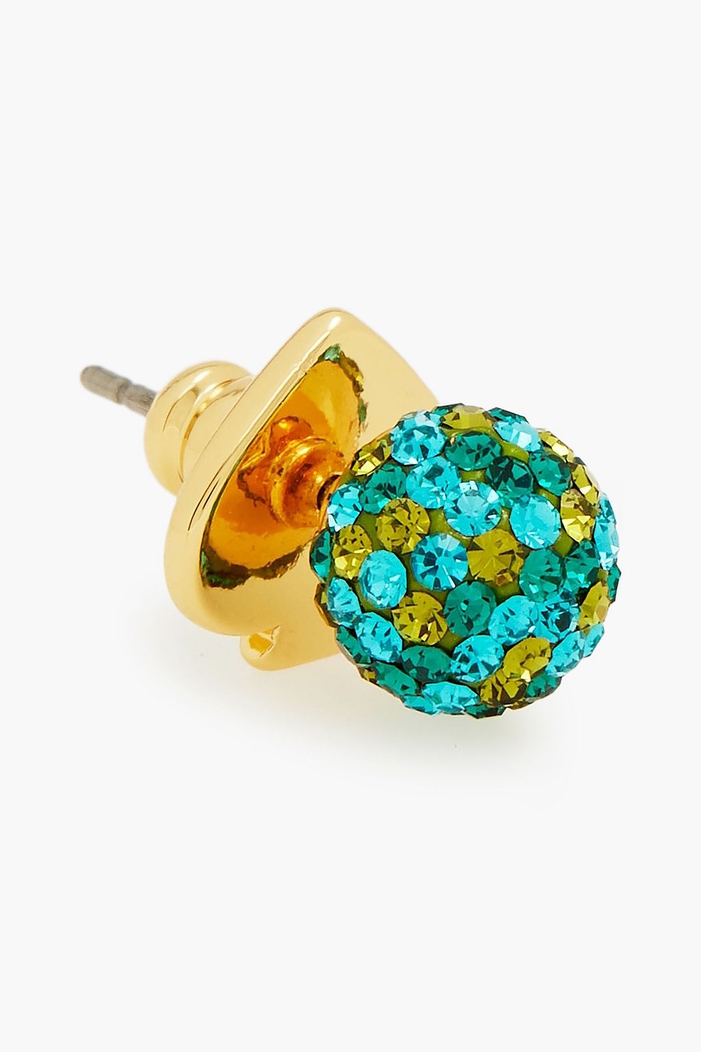KATE SPADE NEW YORK Gold-tone crystal earrings