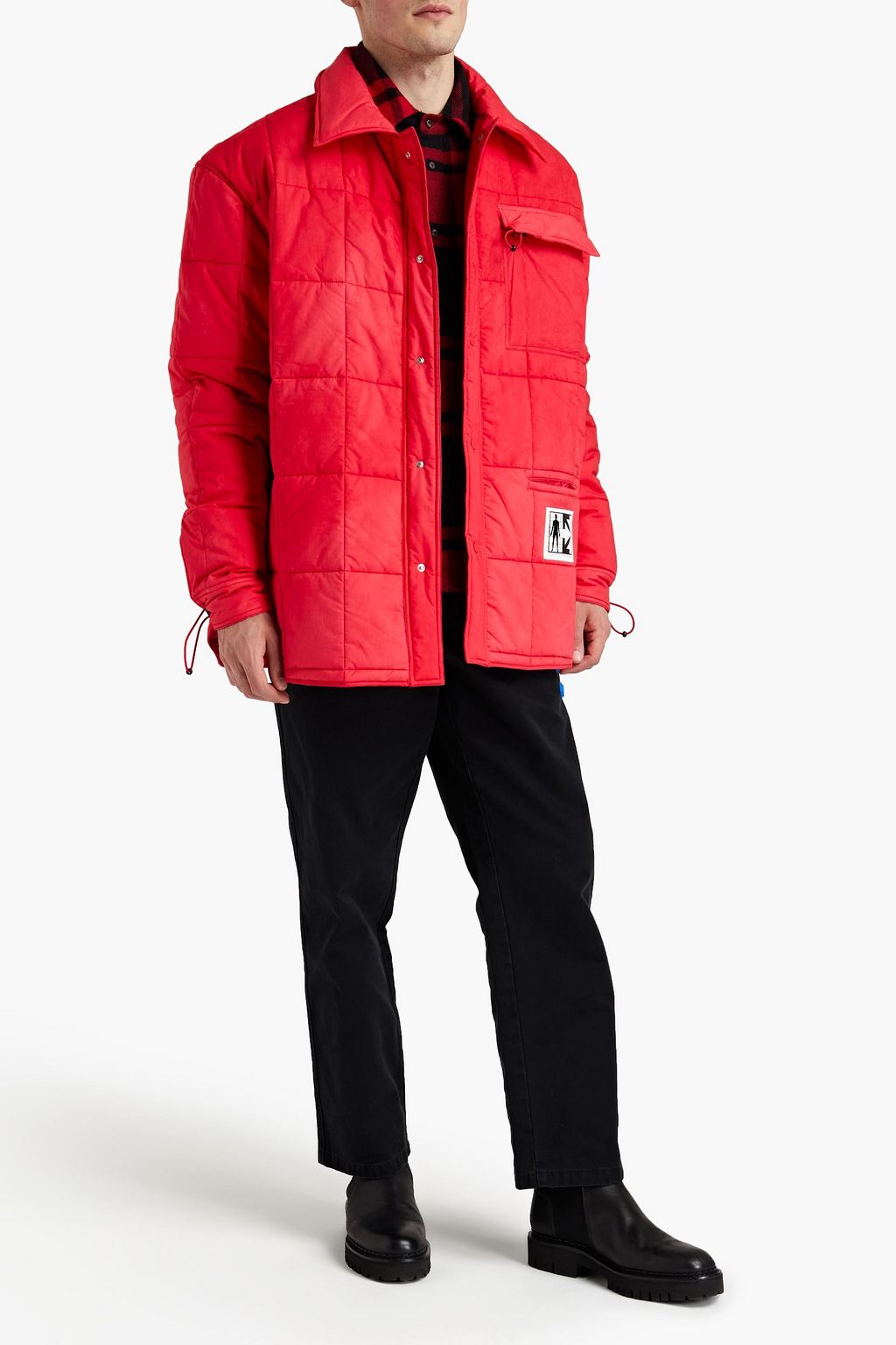 OFF-WHITE™ Quilted cotton jacket