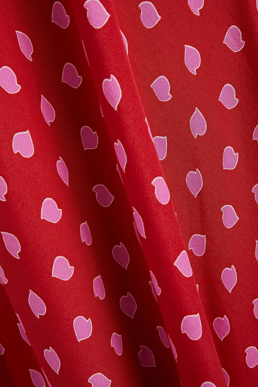 DIANE VON FURSTENBERG Jade ruched polka-dot mousseline midi dress