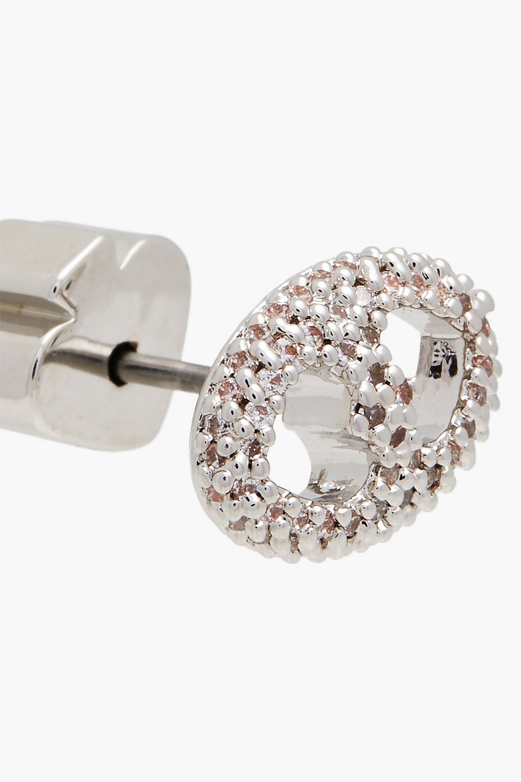 KATE SPADE NEW YORK Silver-tone crystal earrings