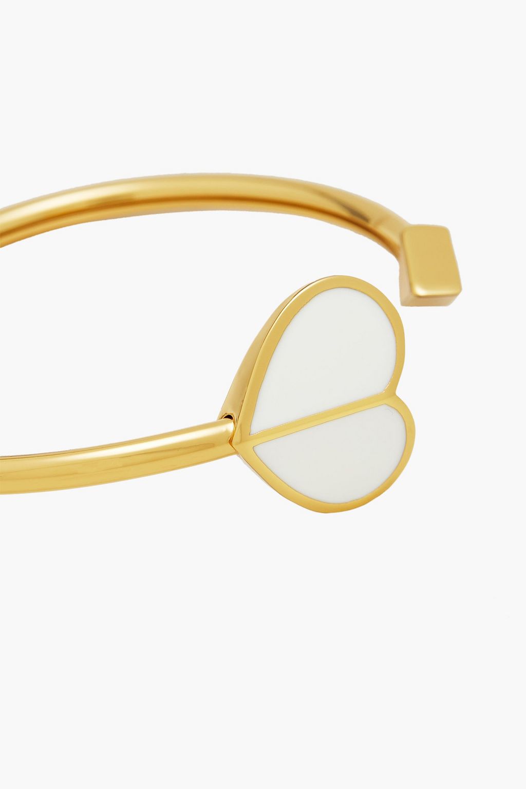KATE SPADE NEW YORK Gold-tone enamel cuff