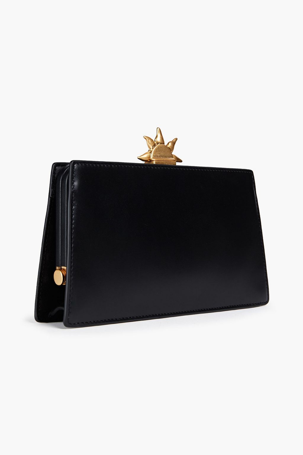 TORY BURCH Frame leather clutch