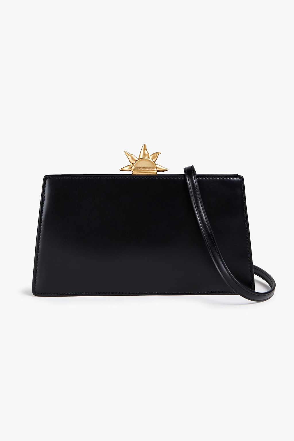 TORY BURCH Frame leather clutch