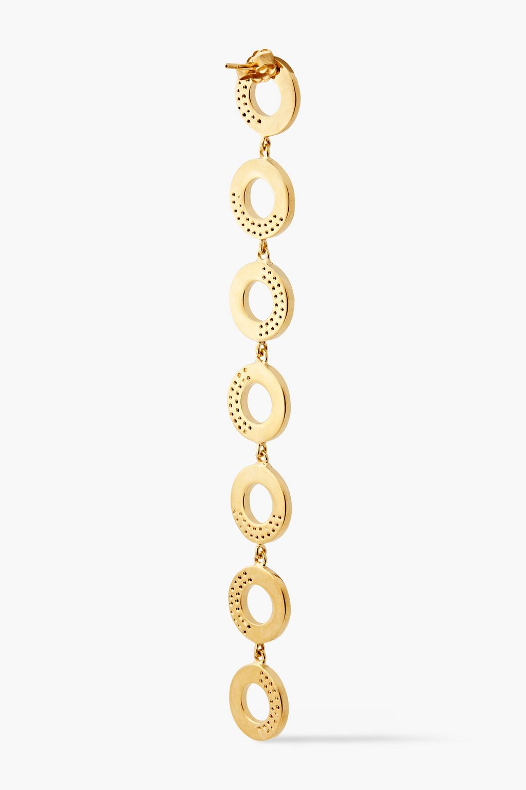 JOANNA LAURA CONSTANTINE Gold-plated crystal earrings