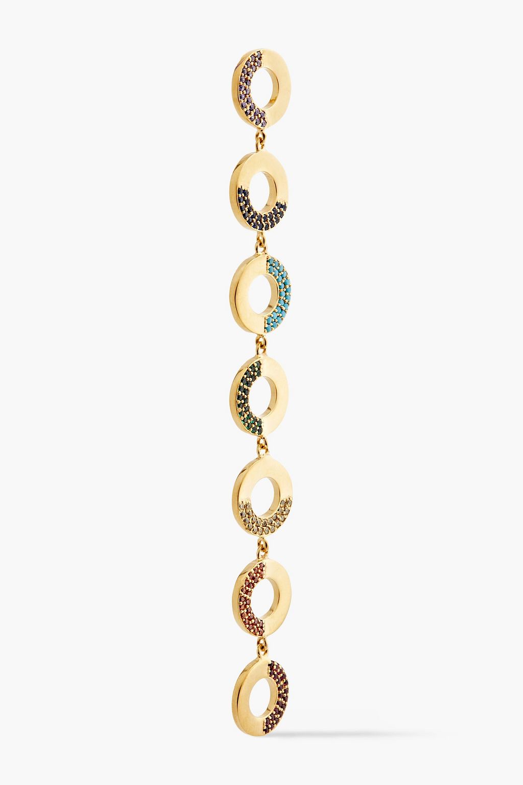JOANNA LAURA CONSTANTINE Gold-plated crystal earrings