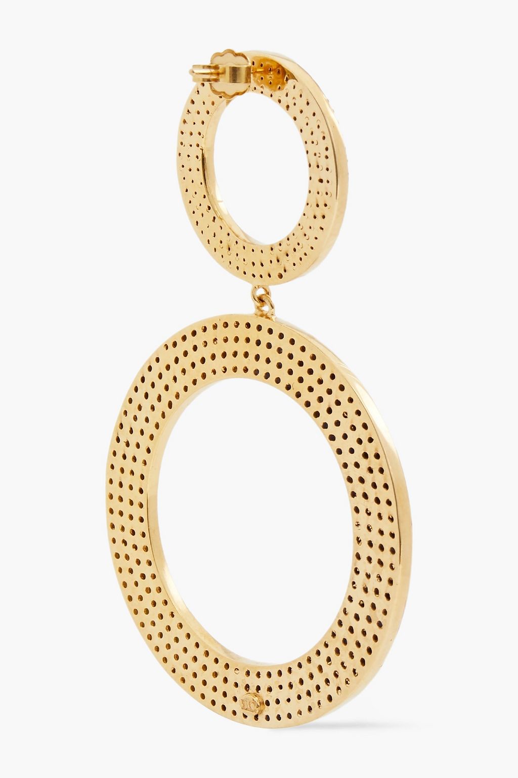 JOANNA LAURA CONSTANTINE Gold-plated crystal earrings