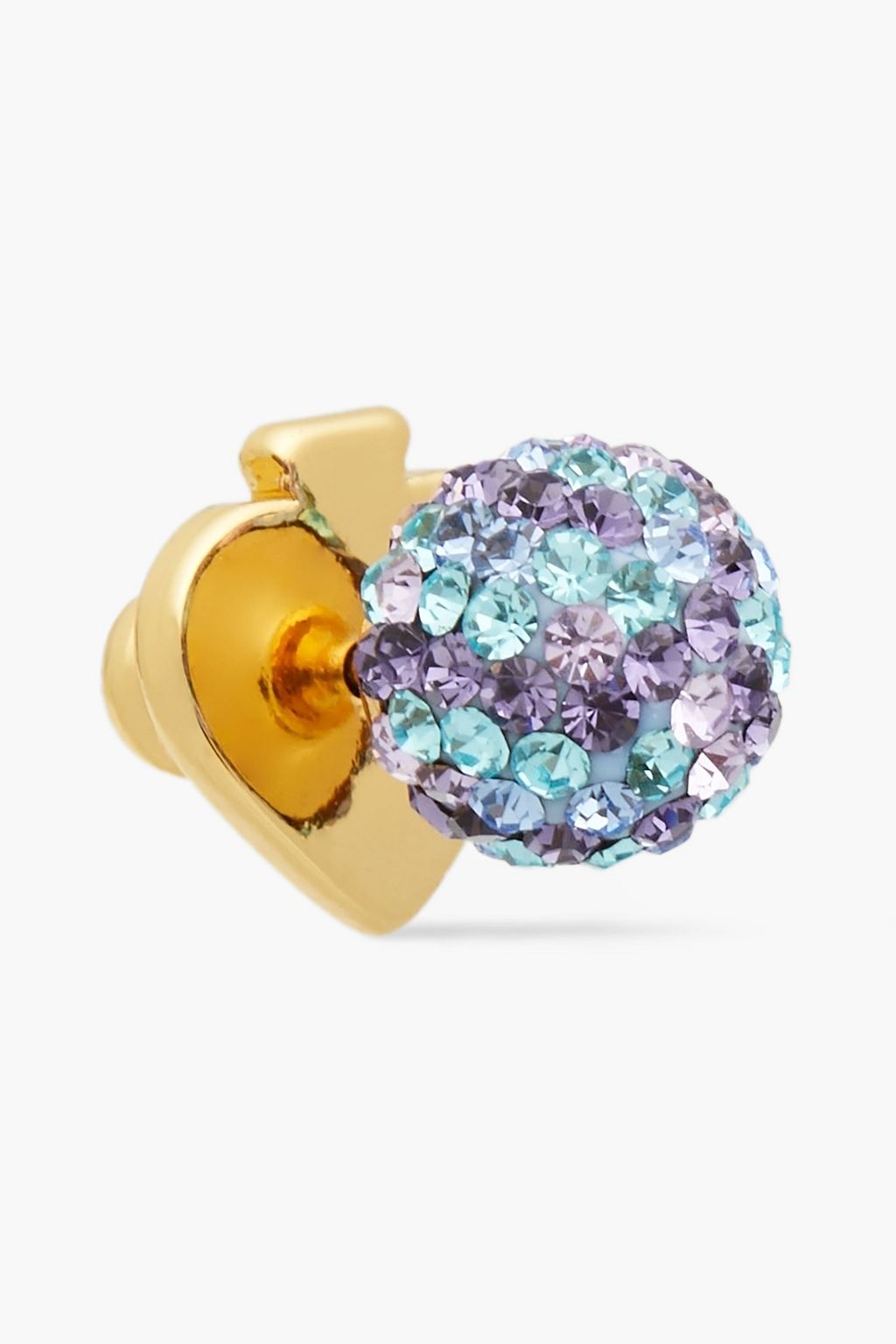 KATE SPADE NEW YORK Gold-tone crystal earrings