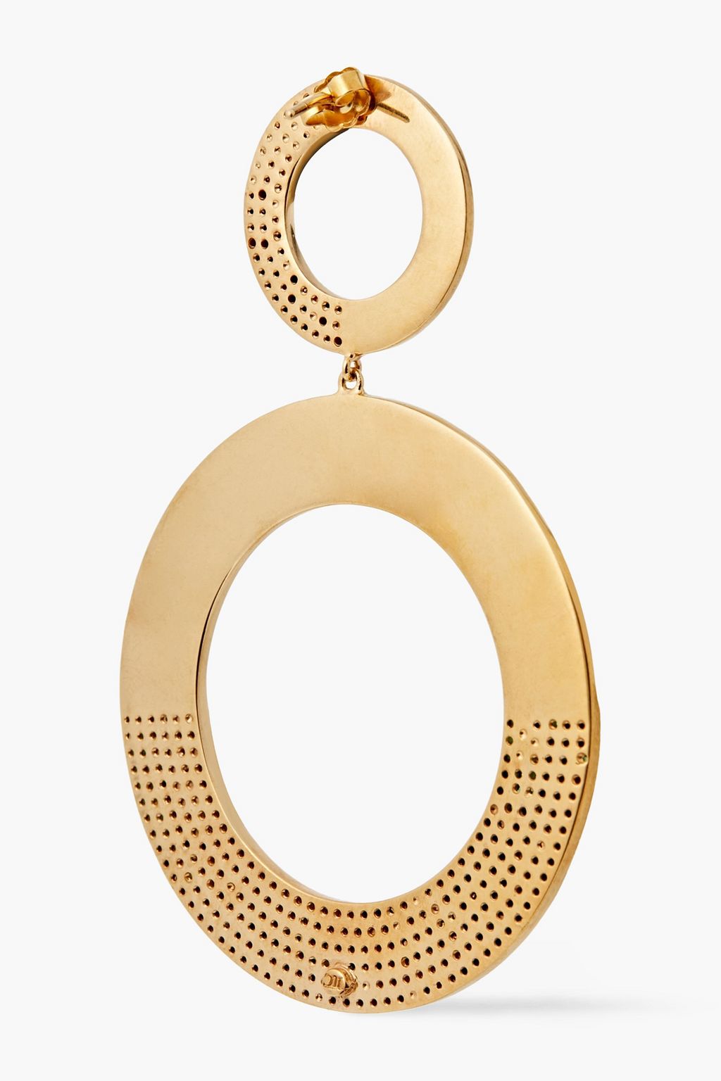 JOANNA LAURA CONSTANTINE Gold-plated crystal earrings