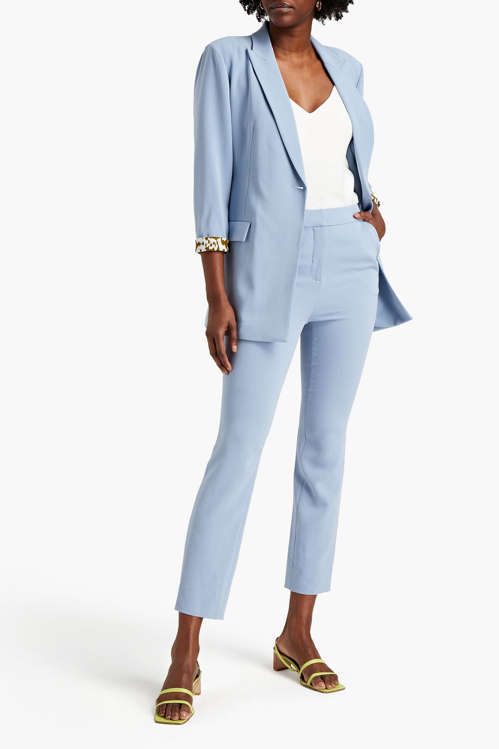 DIANE VON FURSTENBERG Genesis stretch-crepe slim-leg pants