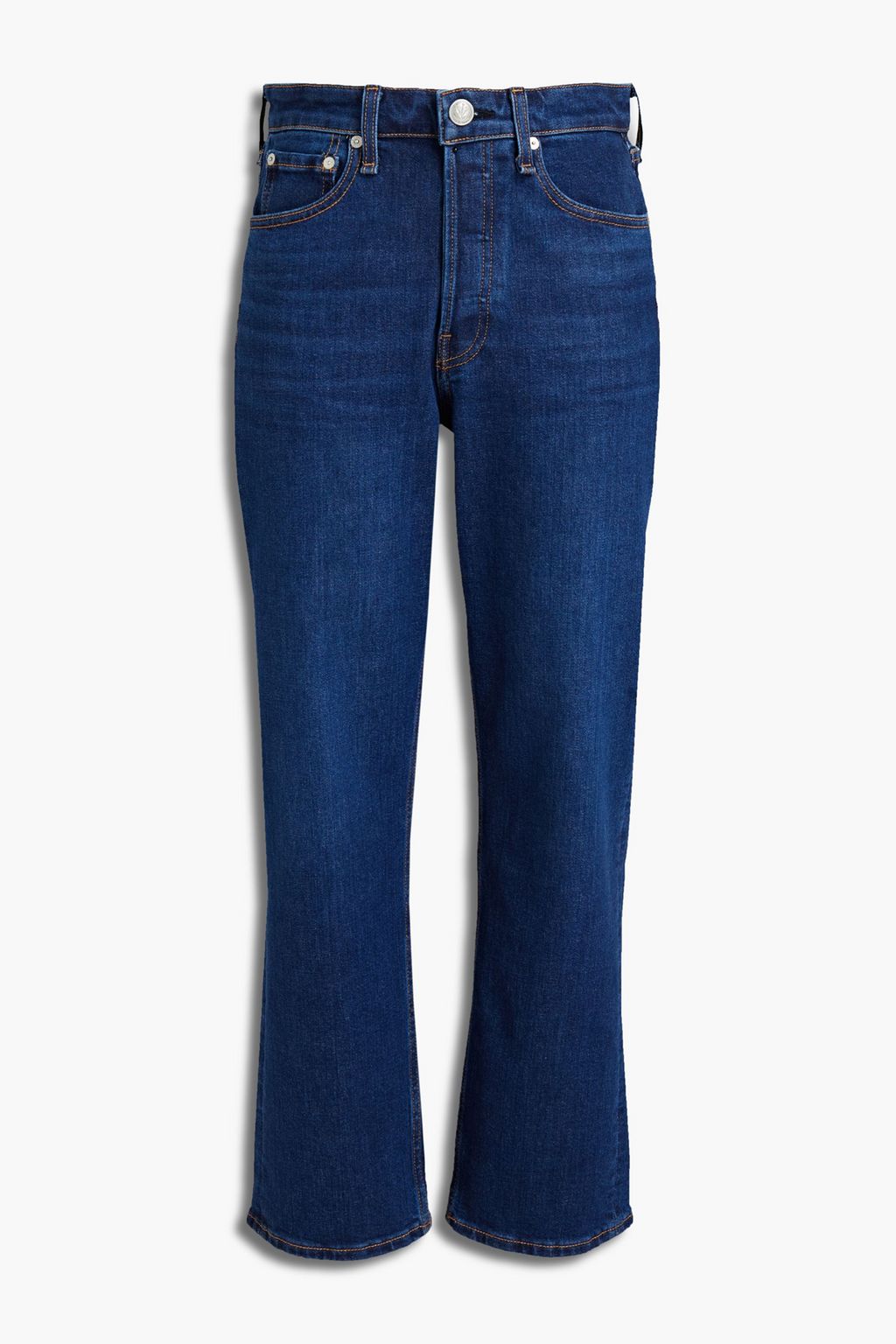 Dark denim Maya high-rise straight-leg 