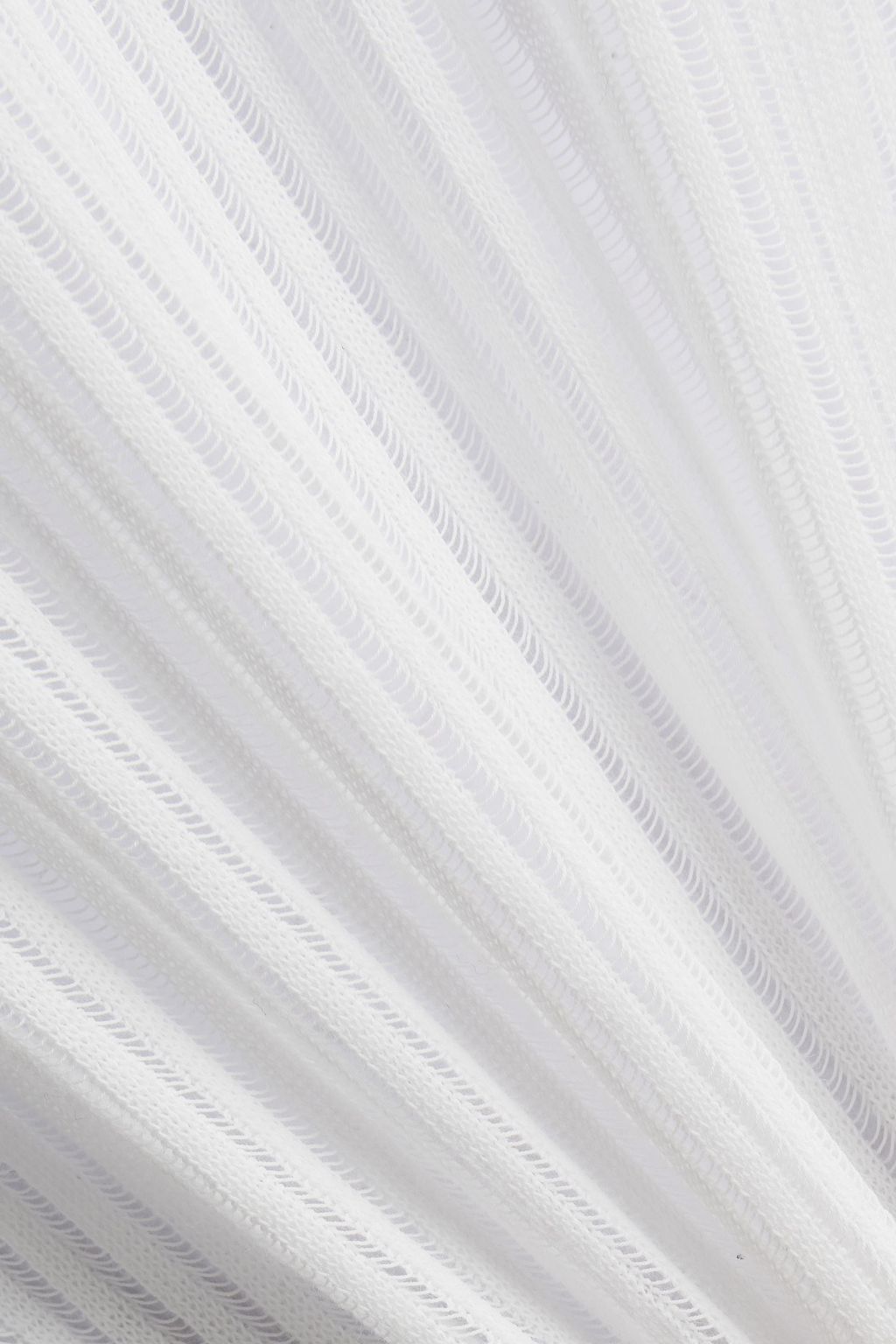 DION LEE Ribbed cotton T-shirt