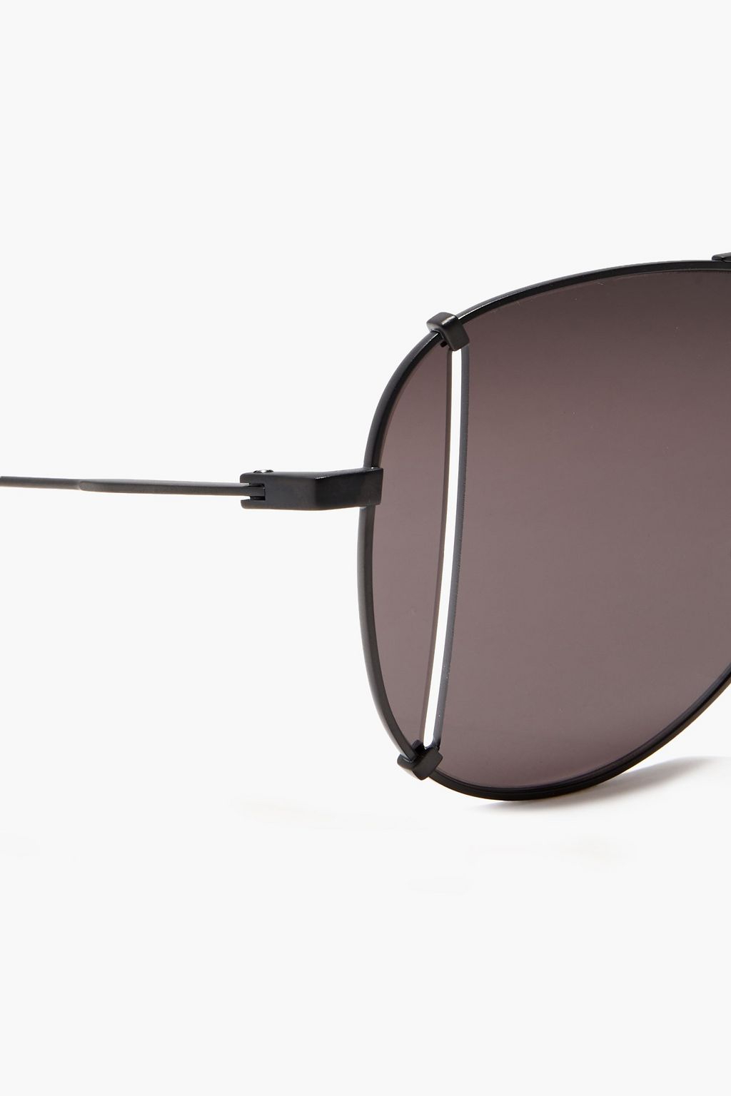 SAINT LAURENT Aviator-style gold-tone sunglasses