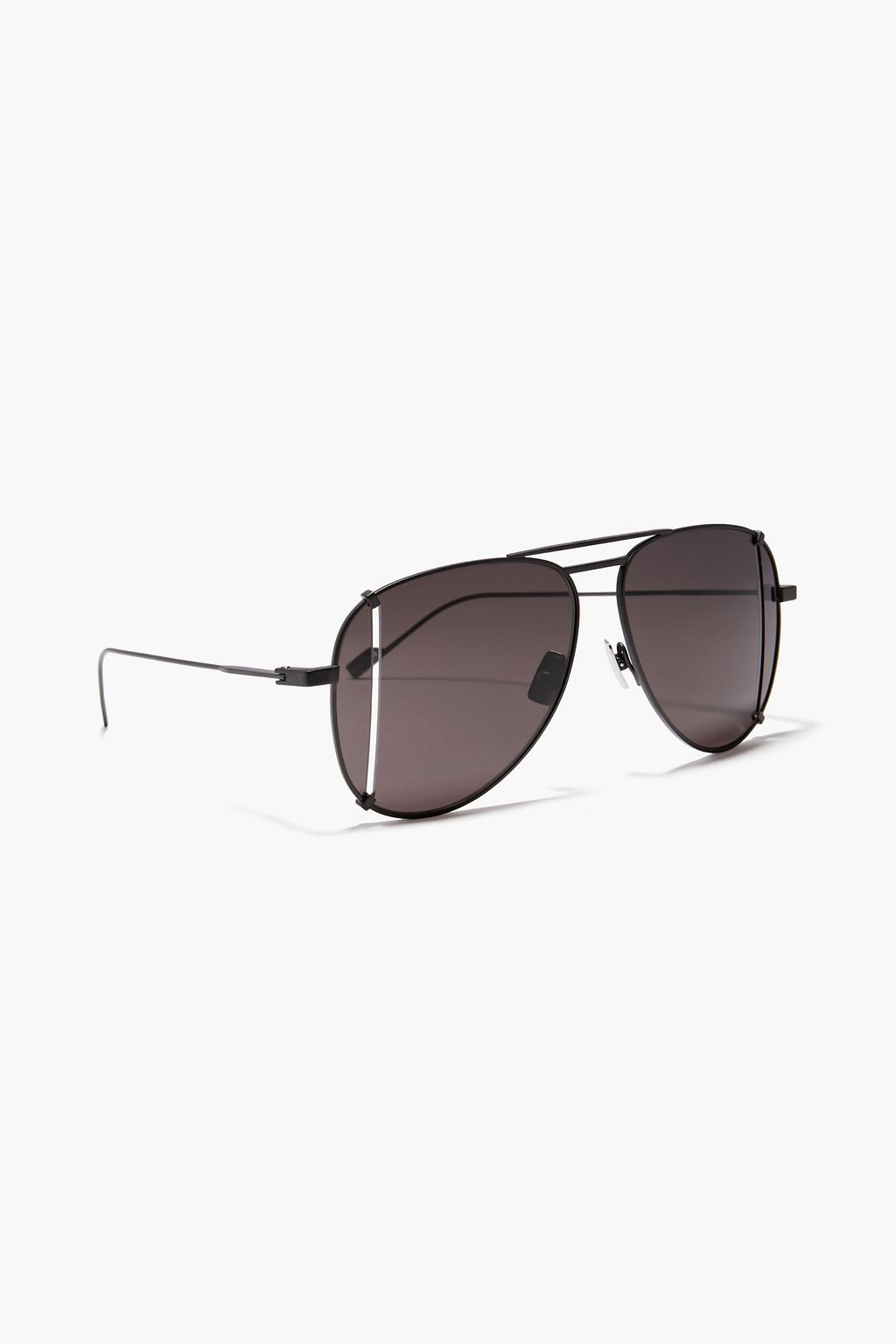 SAINT LAURENT Aviator-style gold-tone sunglasses