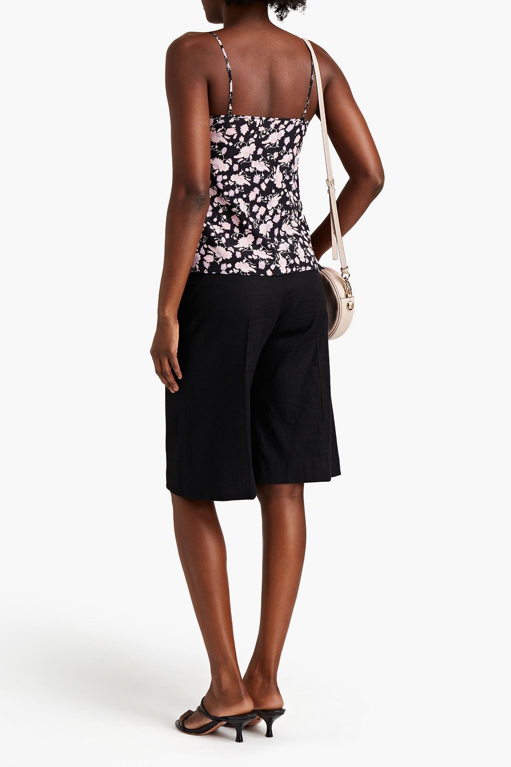 DIANE VON FURSTENBERG Edith printed silk-charmeuse camisole
