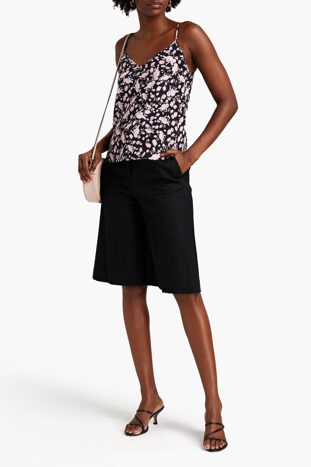 DIANE VON FURSTENBERG Edith printed silk-charmeuse camisole