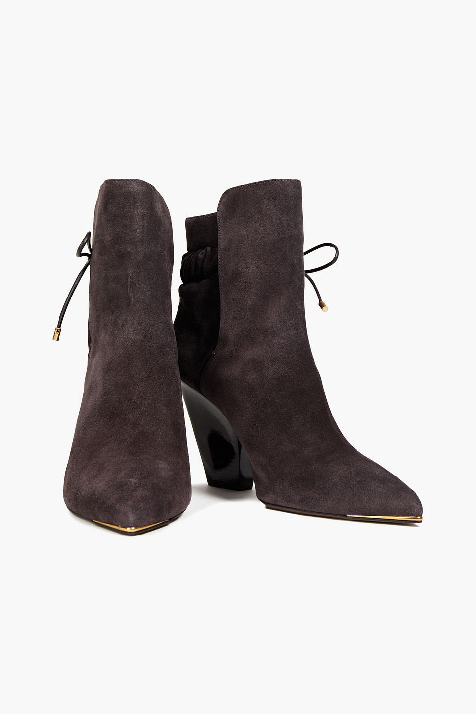 Tory Burch Suede Ankle Boots In Brown